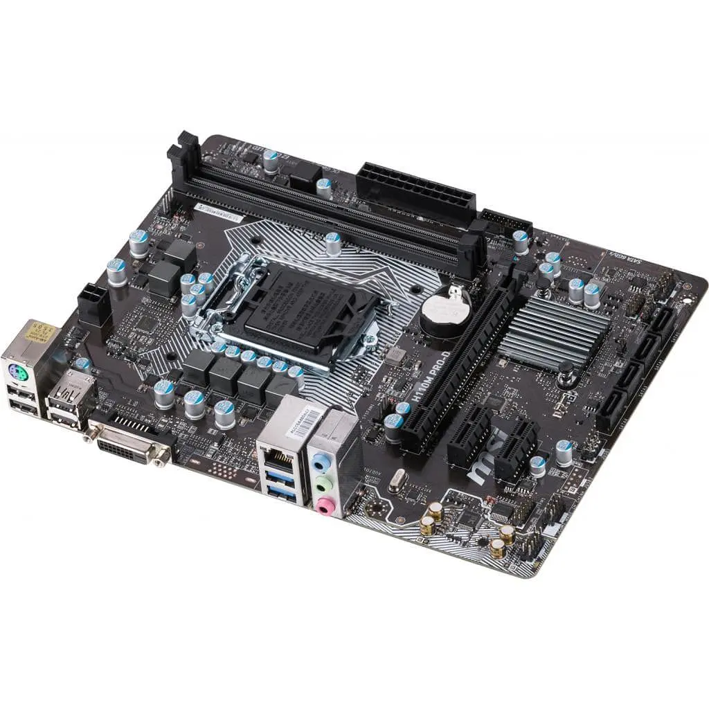 Материнська плата MSI H110M PRO-D (H110M PRO-D) (Socket 1151, Intel H110, Micro-ATX) Б/в - фото 3