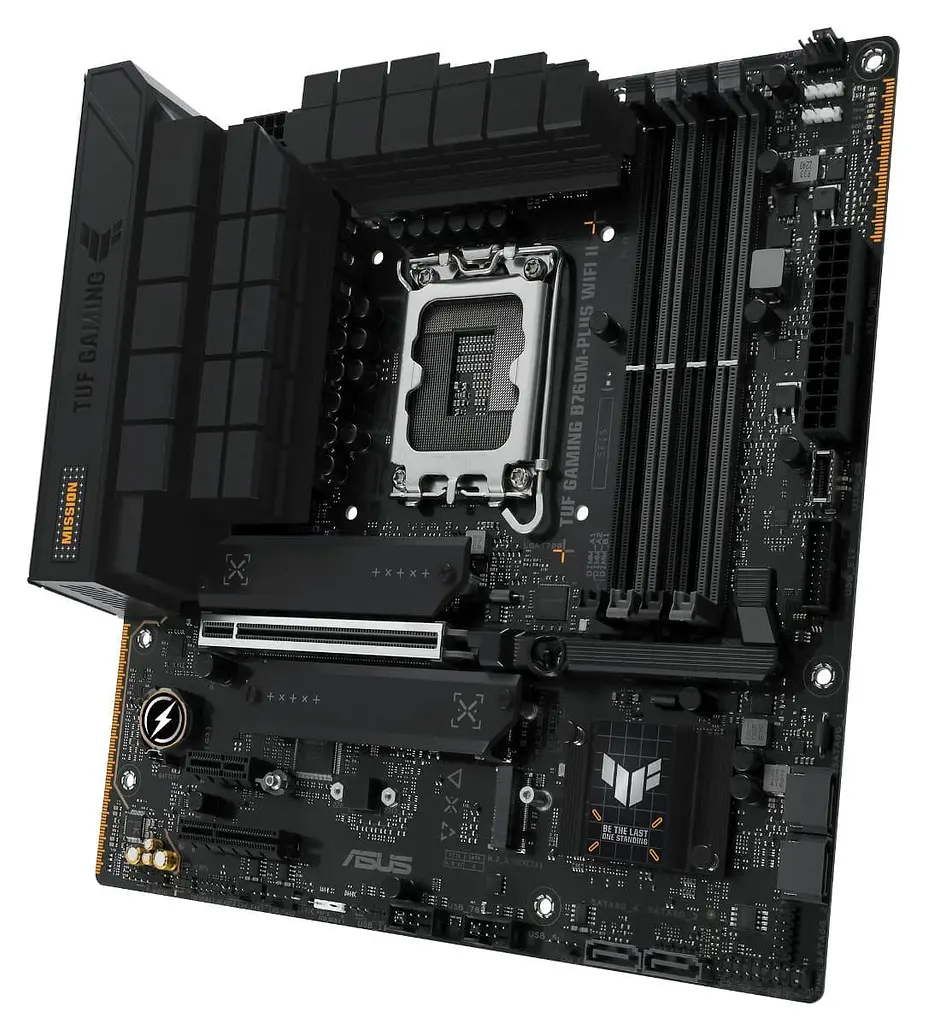 Материнська плата ASUS TUF GAMING B760M-PLUS WIFI II (TUF GAMING B760M-PLUS WIFI II) (Socket 1700, Intel B760, Micro-ATX) - фото 3