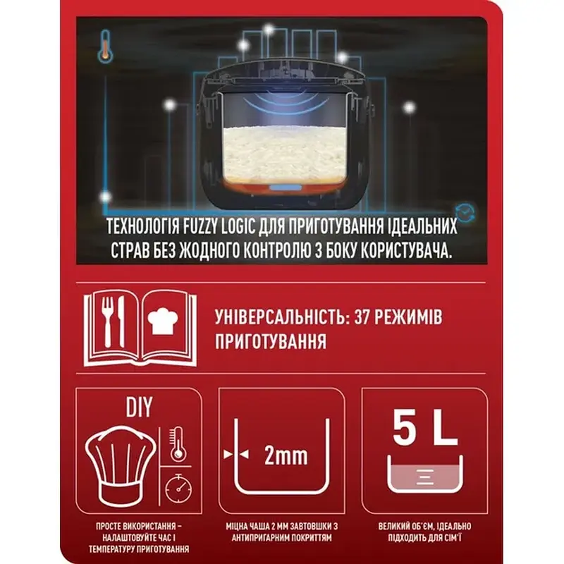 Мультиварка TEFAL RK321A34 - фото 4