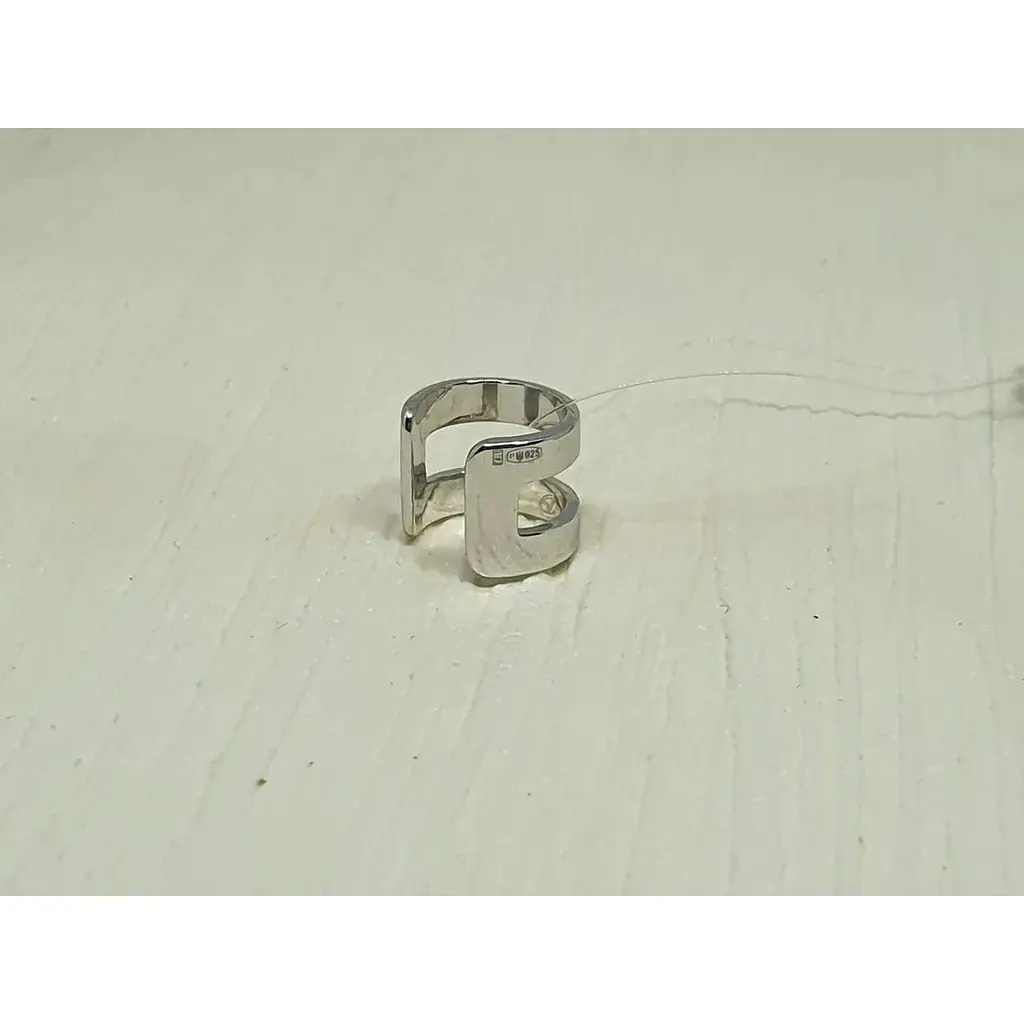 Срібна сережка-кафф на хелікс Dear. 3544С - фото 2