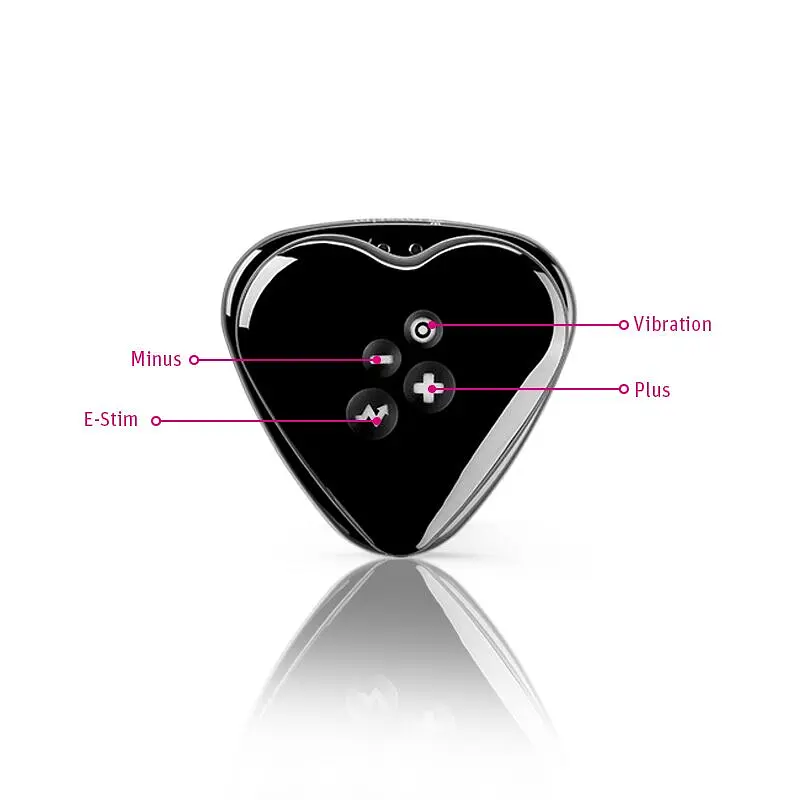 Вібратор для клітора з електростимуляцією Mystim Heart's Desire Black Edition - фото 7