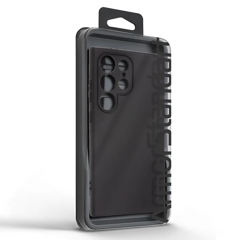 Чехол-накладка для смартфона Samsung Galaxy S24 Ultra 5G (SM-S928) противоударный, силиконовый, термополиуретановый (ТПУ), с защитой камеры и корпуса, черный, защита всего корпуса, ArmorStandart (ARM72478) - фото 5