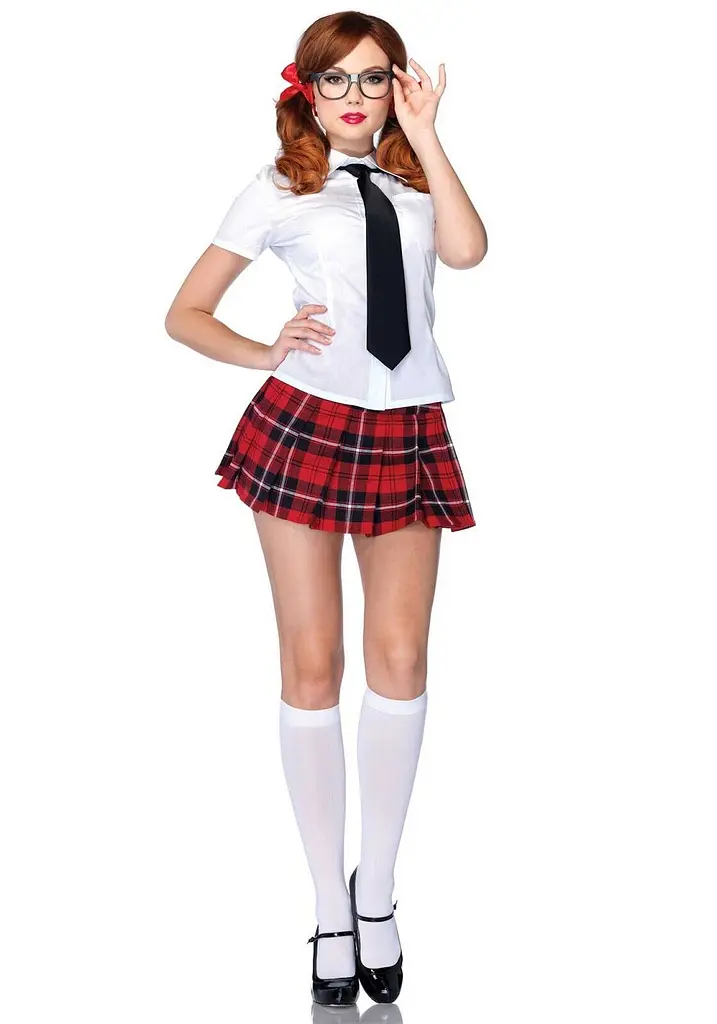 Еротичний костюм школярки Leg Avenue Private School Sweetie, M - фото 2