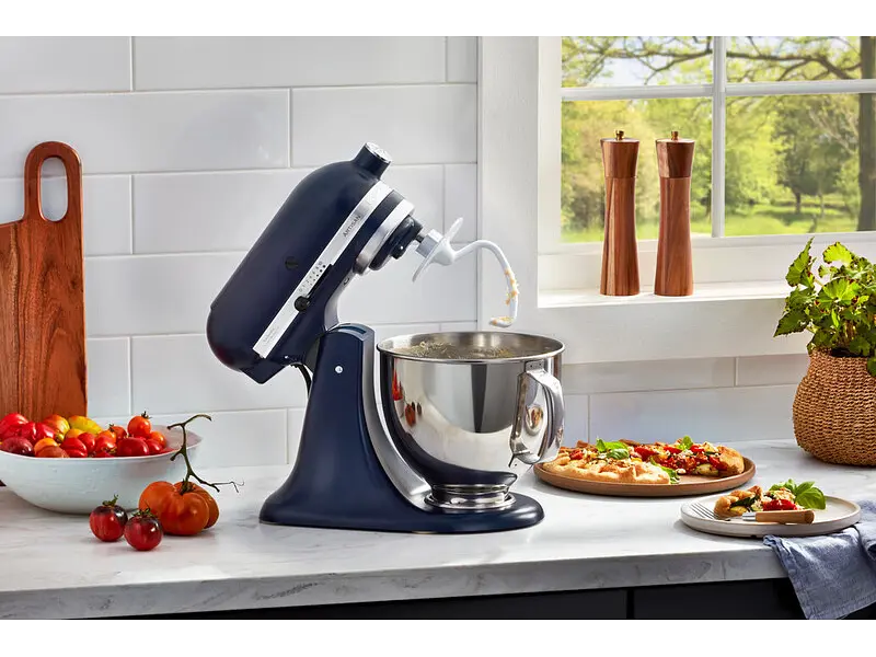 Кухонна машина KitchenAid Artisan 5KSM125EIB з відкидним блоком 4.8 л синя - фото 4