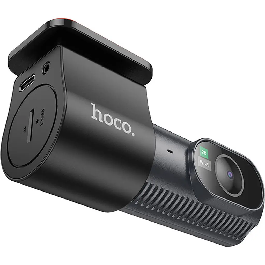 Автомобільний відеореєстратор Hoco DV8 2K Display Hidden with Rear Camera Black (6942007623384) [136872] - фото 4