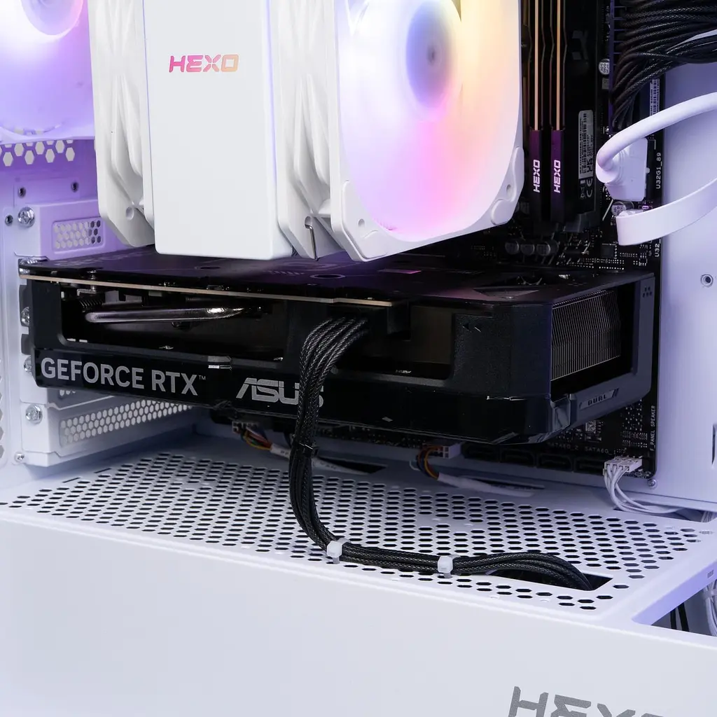 ПК для стрімінгу HEXO Gaming TwinFront Pro+ (HGP-TF560XN5060-D432S1TWH) White / AMD Ryzen 5 5600X (3.7-4.6), 6 ядер / NVIDIA GeForce RTX 5060 / 32 ГБ (DDR4) / 1024 ГБ (SSD) - фото 9