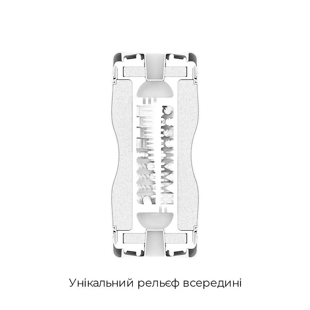 Мастурбатор Tenga Dual Feel Cup двусторонний, с двумя независимыми каналами, класичний - фото 4