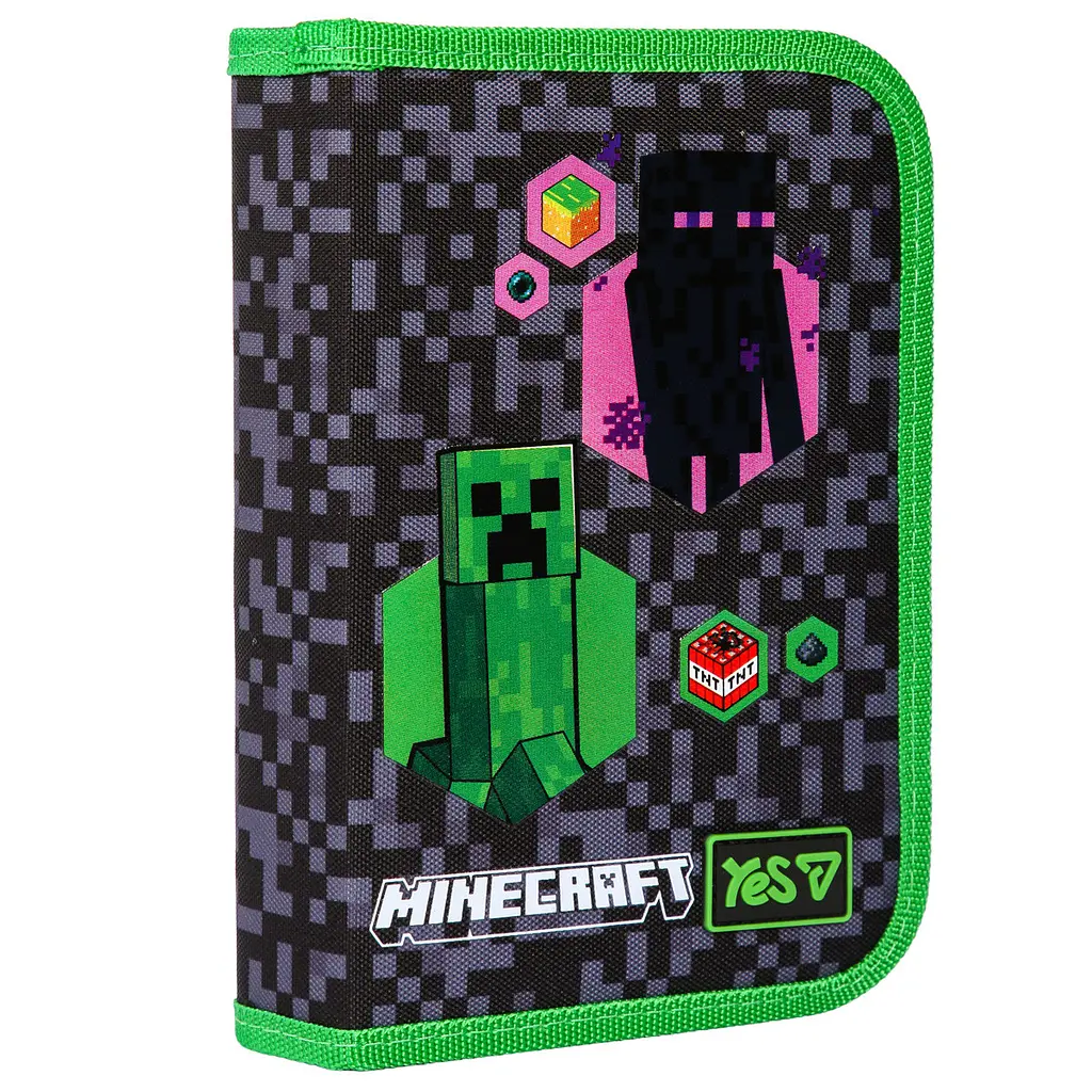 Пенал шкільний Yes одинарний без клапана Minecraft Adventure HP-02 - фото 2