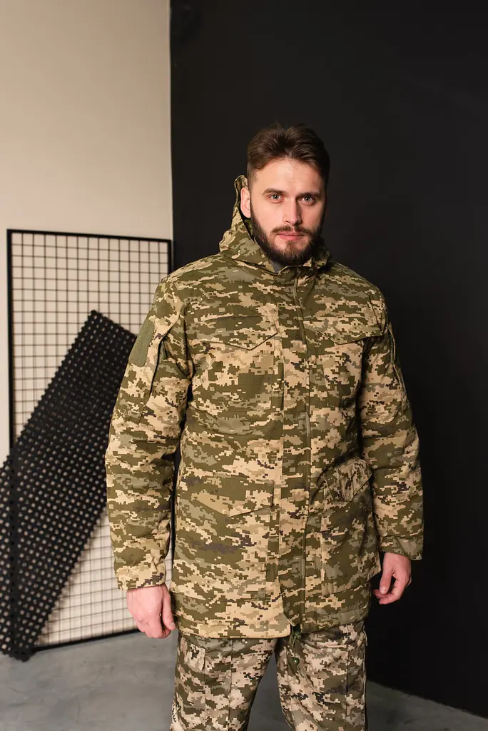 Куртка-бушлат військова чоловіча тактична Туреччина ЗСУ Піксель 8922 M - фото 2