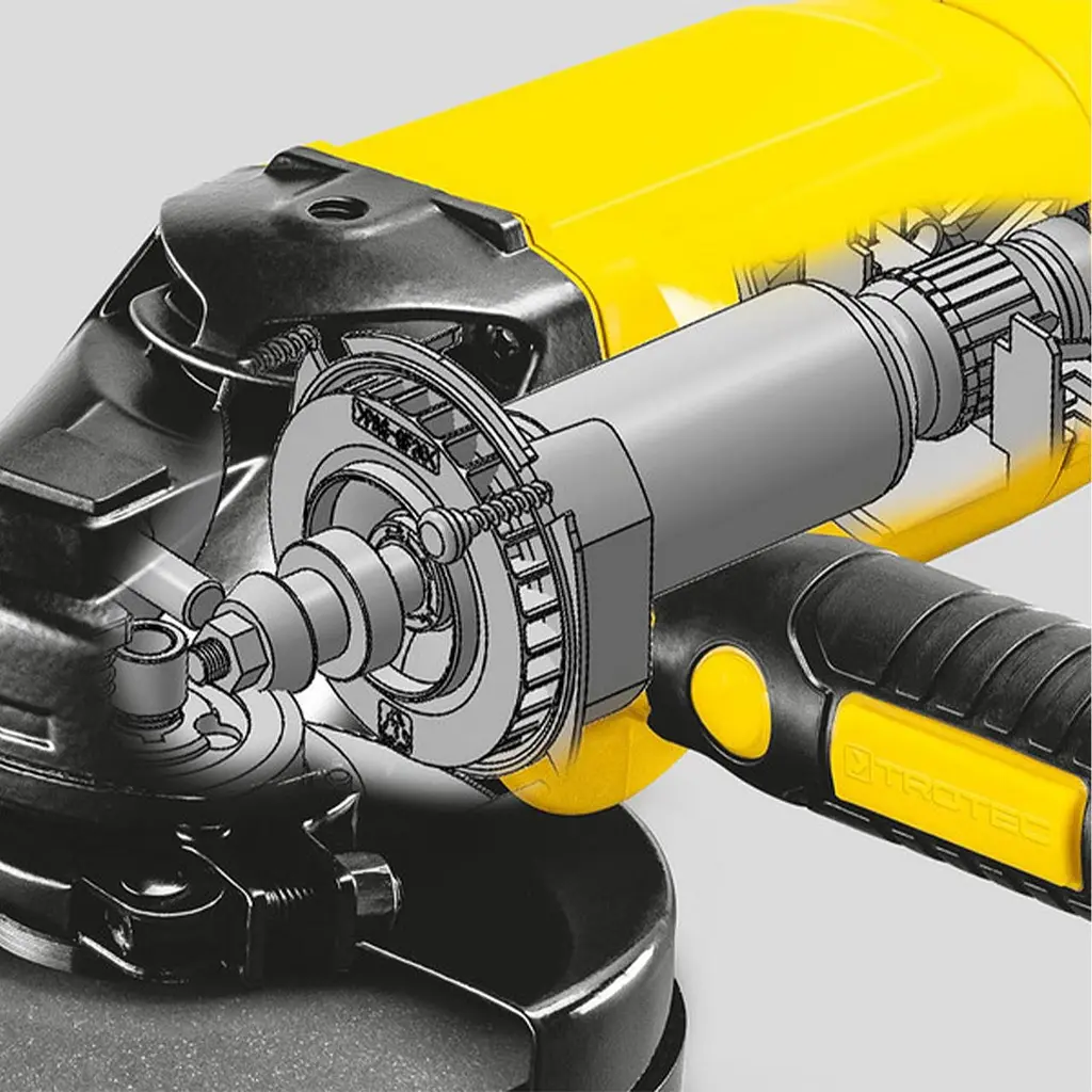 Кутова шліфувальна машина мережева Болгарка Trotec PAGS 10-125 + кейс - фото 9