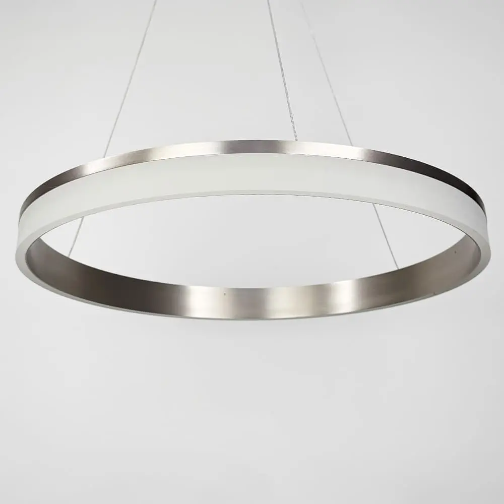 Подвесная кольцевая люстра в сатиновом каркасе Ø 80 см Ст. MJ261-800 Carmine | Line F - фото 2