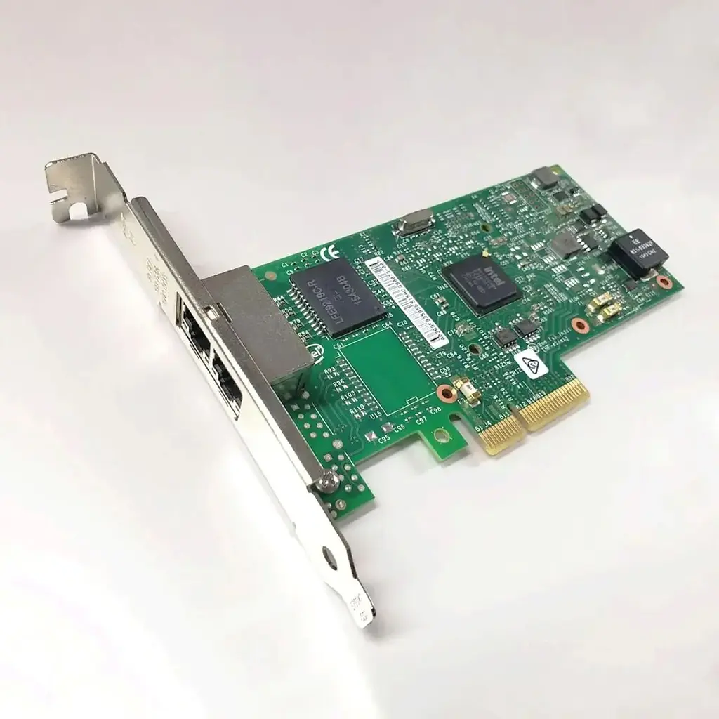 Внутренняя сетевая карта IBM Intel I350-T2V2 Intel NHI350AM4 Chip Server Network Card 00AG512 Б/У - фото 2