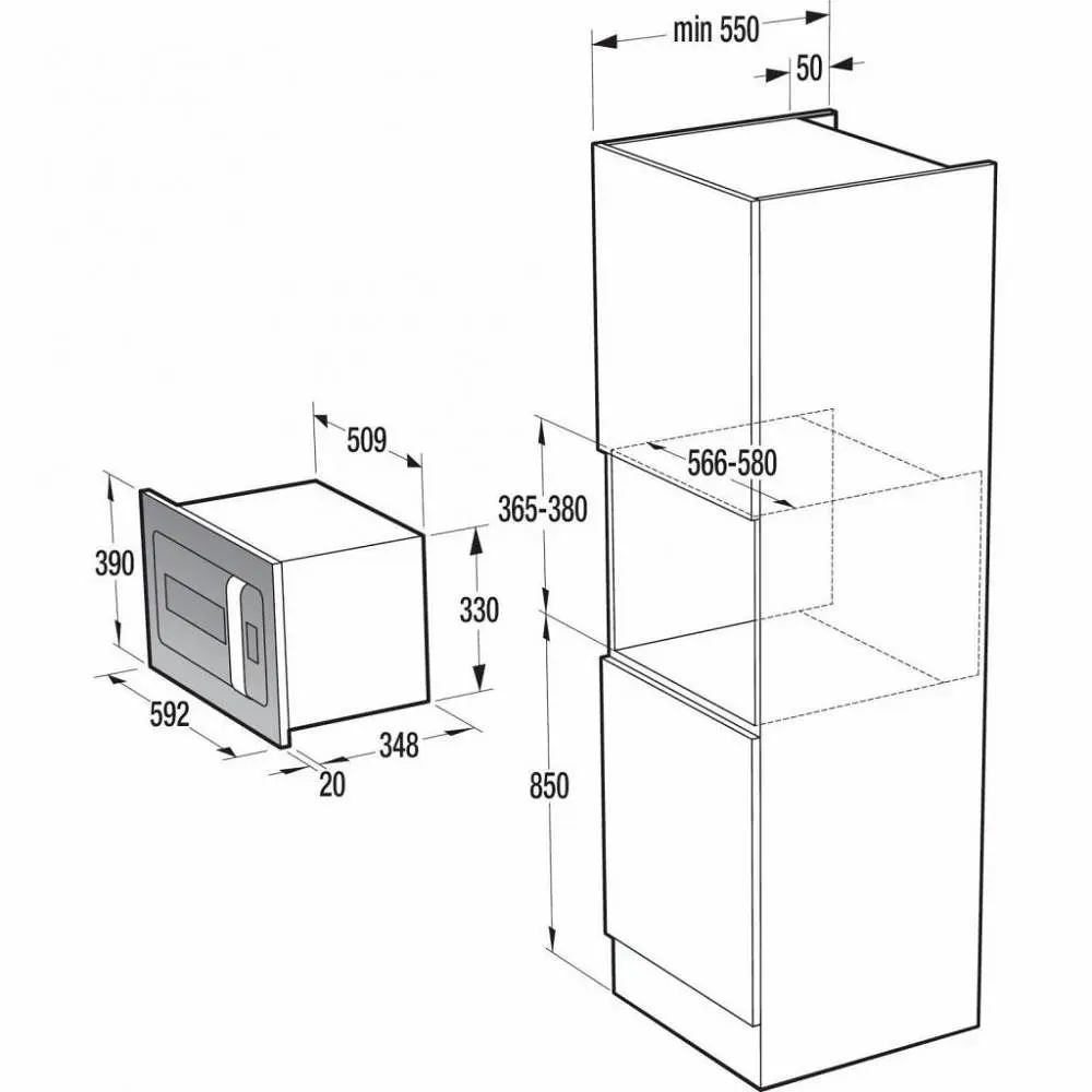 Микроволновка с грилем Gorenje BM235ORAW - фото 5