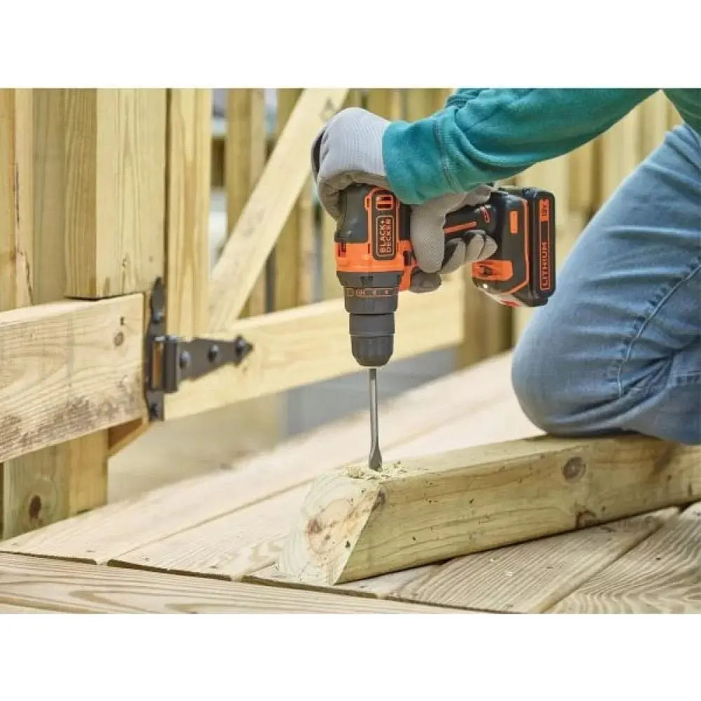 Дриль-шуруповерт Black+Decker BDCDD186KB [119538] - фото 6