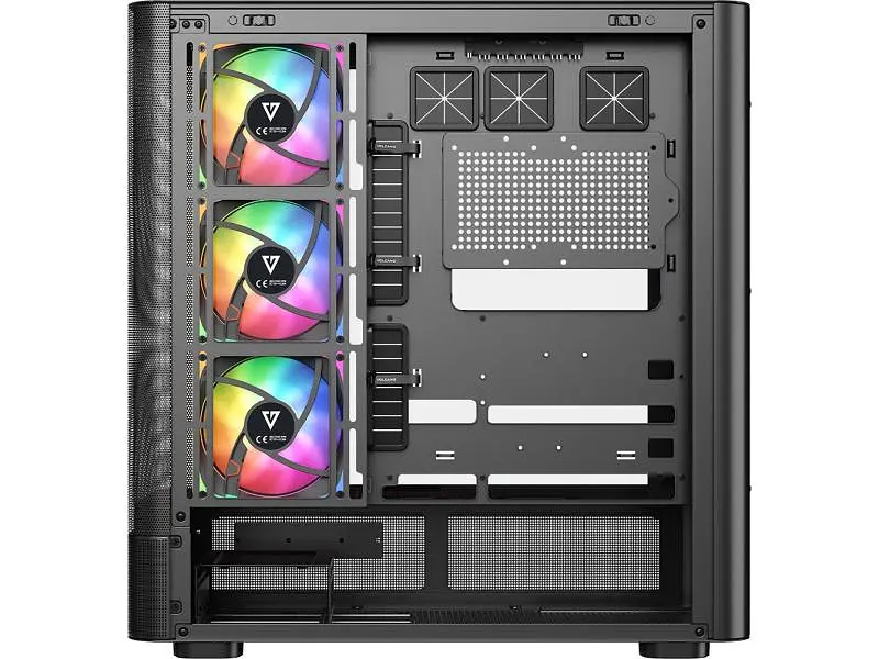 Корпус MODECOM VOLCANO AQ500 ARGB MIDI BLACK (MC-A-AQ500-4FA-B) - фото 5
