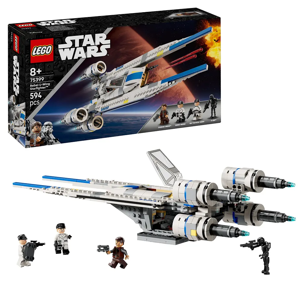 Конструктор LEGO Star Wars Повстанческий истребитель U-Wing 594 деталей (75399) - фото 5
