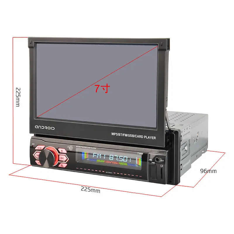 Универсальная магнитола 1 Din с 7'' экраном, Android 12, XPRO 7188A (42445-7188A_3557) - фото 5