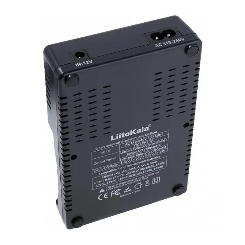 Зарядний пристрій LiitoKala Lii-PD4, 4x(LiOn/LiFePO4/NiMH/NiCd), display - фото 8