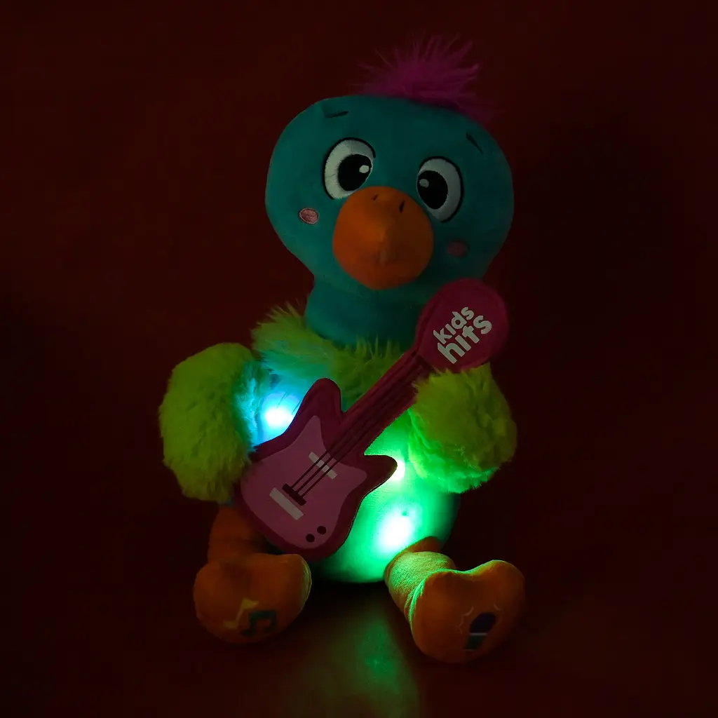 М'яка інтерактивна іграшка KH88/001 KidsHits Disco Pals Страус, в коробці (4897126756463) - фото 4