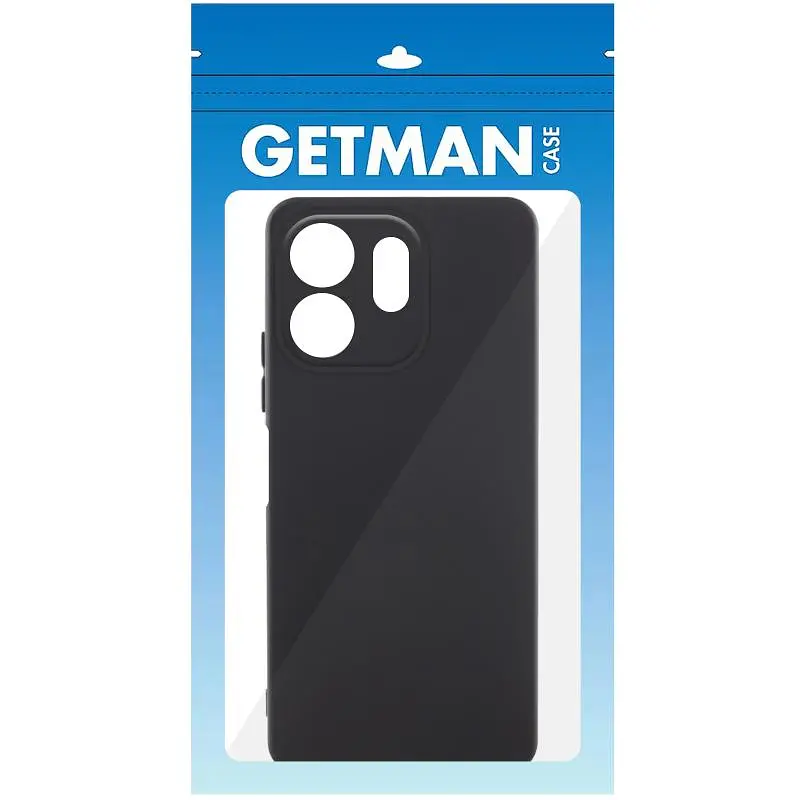 Чохол TPU Getman Liquid Silk Full Camera для Tecno Spark Go 2 Чорний / Black - фото 2