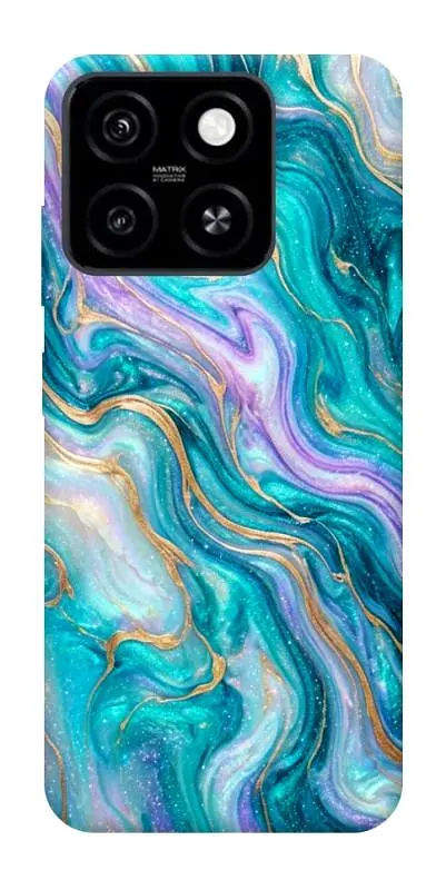TPU чохол Demsky Mermaid marble для ZTE Blade A55 4G