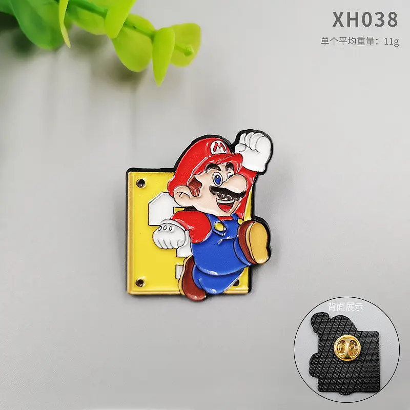 Значок Супер Маріо Маріо Super Mario Mario 3,5 см P SM M 01 - фото 2