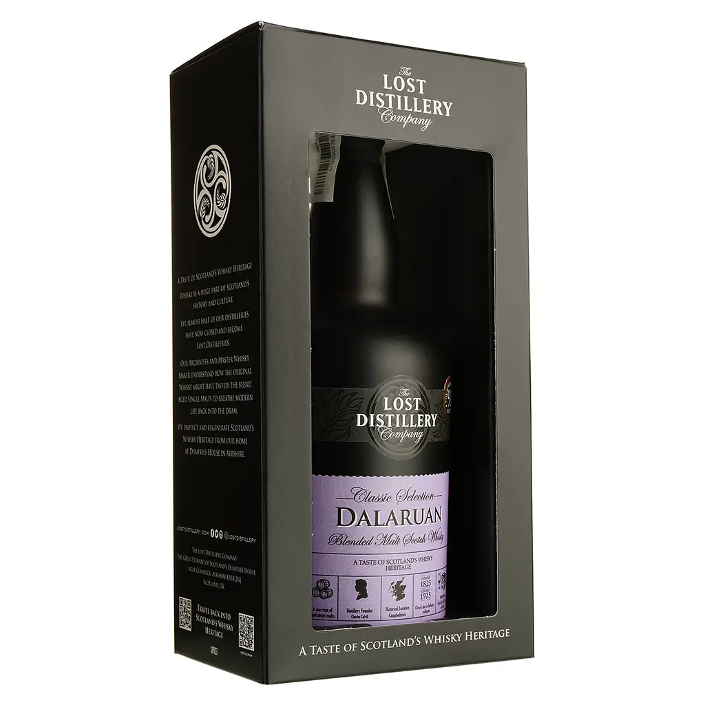 Виски The Lost Distillery Dalaruan Blended Malt Scotch Whisky 43% 0.7 л в подарочной коробке - фото 3