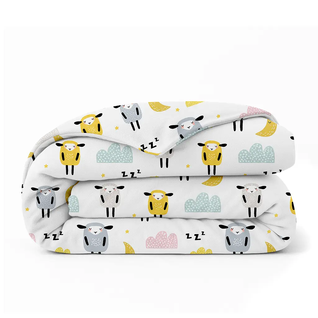 Дитяча постільна білизна фланель в ліжечко SHEEP YELLOW COSAS (2200000003362) - фото 3