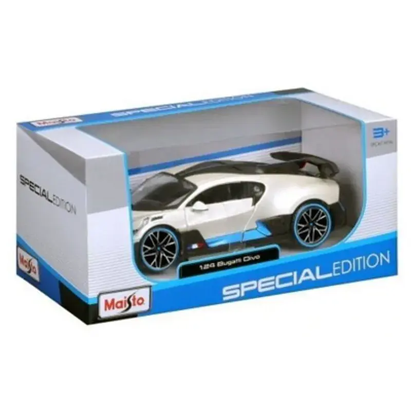 Машина Maisto Bugatti Divo білий 1:24 (31526 met. white) - фото 5