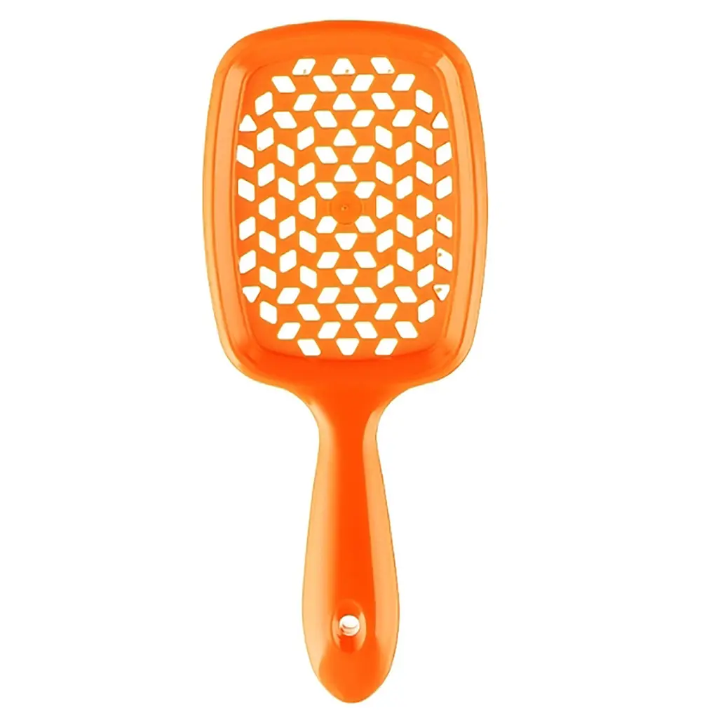 Гребінець щітка для волосся Superbrush Plus Hollow Comb Жовтогарячий Помаранчевий 86887 - фото 2
