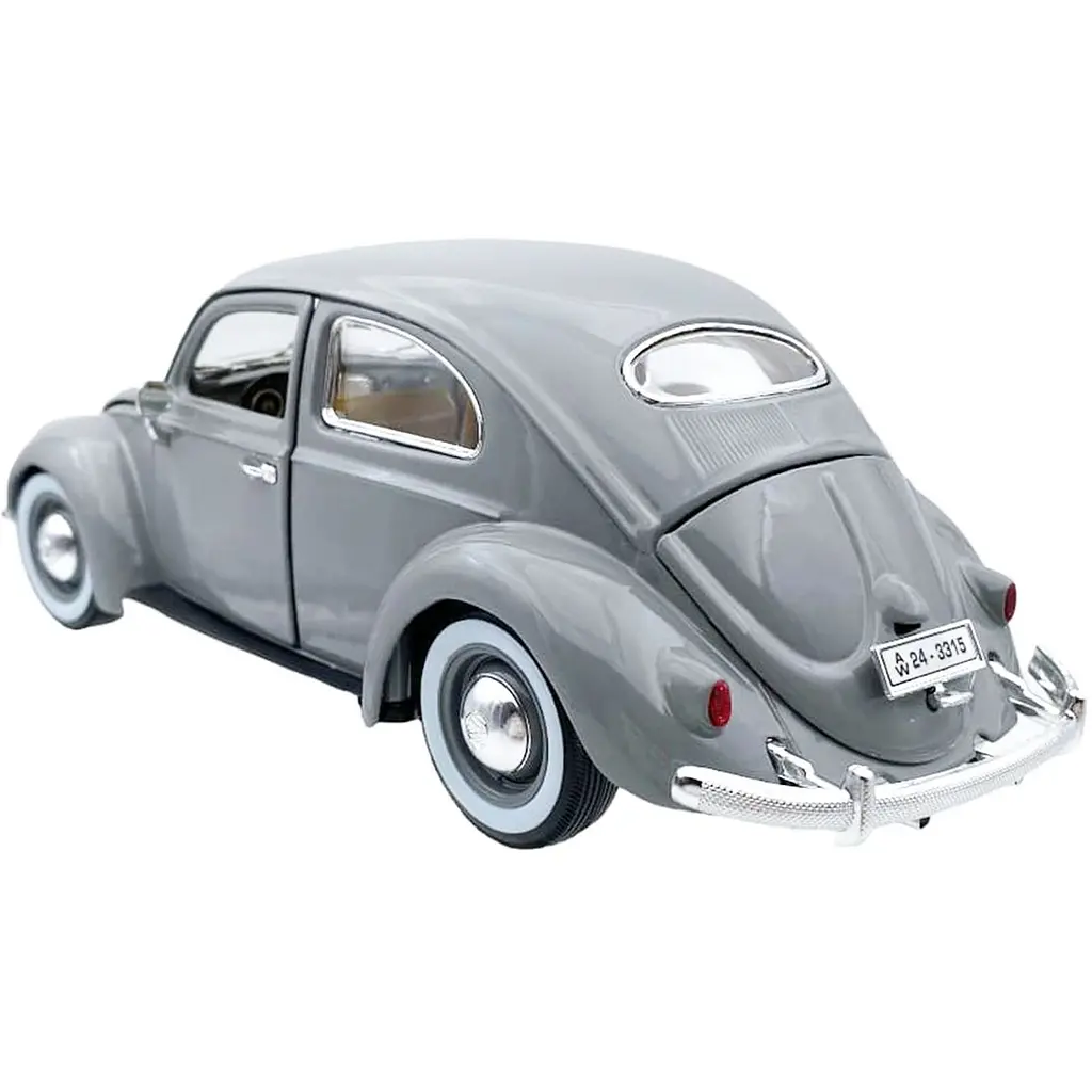 Автомодель Bburago Volkswagen Kafer Beetle 1955, 1:18 сіра (18-12029 GY) - фото 5
