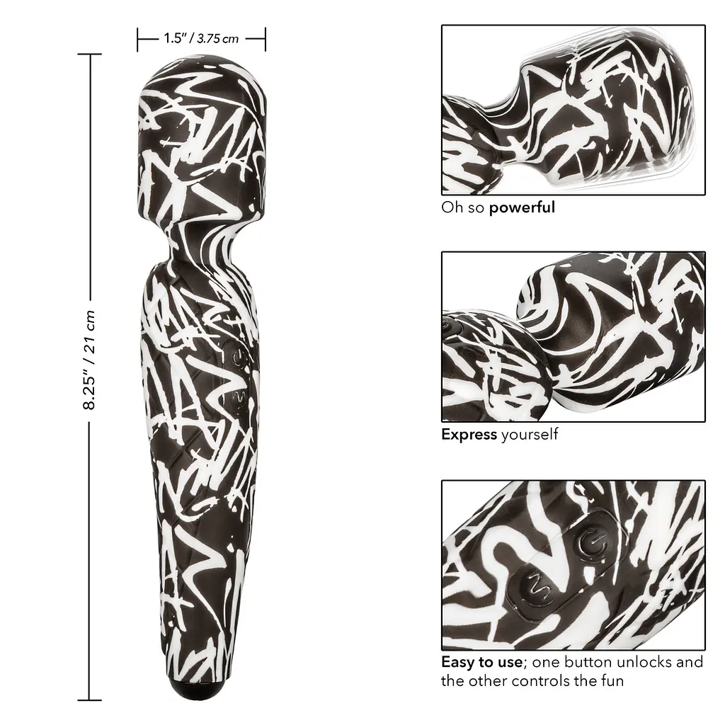 Вибратор Calexotics Hype Massager 21 см (мульти) - фото 10