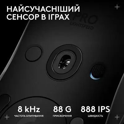 Комп'ютерна мишка Logitech G Pro 2 Lightspeed Wireless White (910-007302) - фото 4
