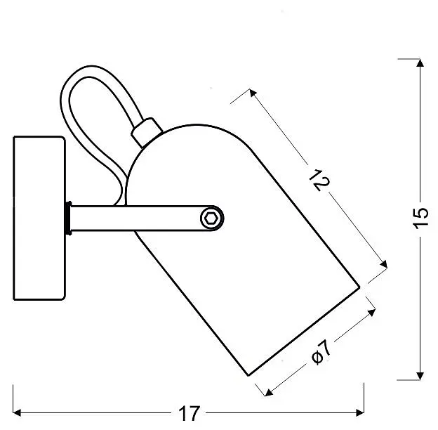 Бра Candellux 91-66473 GRAY - фото 2