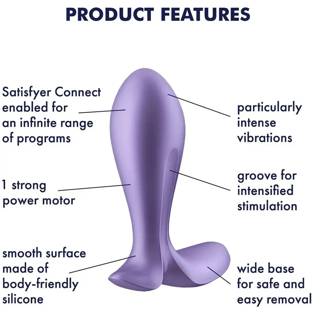 Анальна пробка Satisfyer Intensity Plug Purple - фото 6