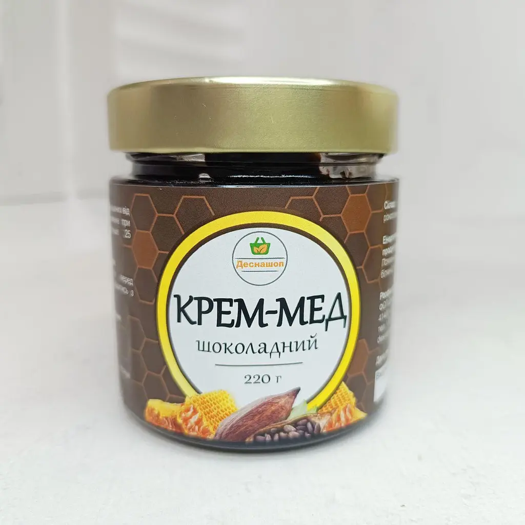 Крем-мед шоколадний, 220 г