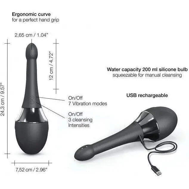 Автоматичний анальний душ-вібратор Dorcel Douche Mate Pro - фото 5