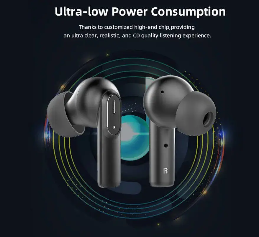 Наушники беспроводные iMiLab imiki MT-2 Bluetooth Black - фото 7