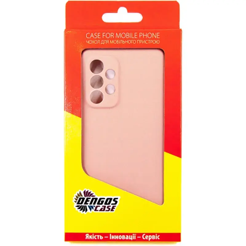 Чохол до мобільного телефона Dengos Soft для Samsung Galaxy A53 (pink) (DG-TPU-SOFT-02) - фото 5