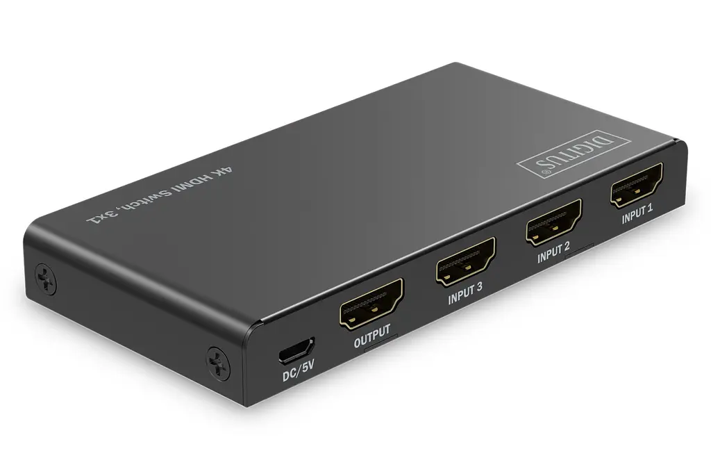 Відеокомутатор Digitus UHD HDMI (INx3 – OUTx1), 4K - фото 2