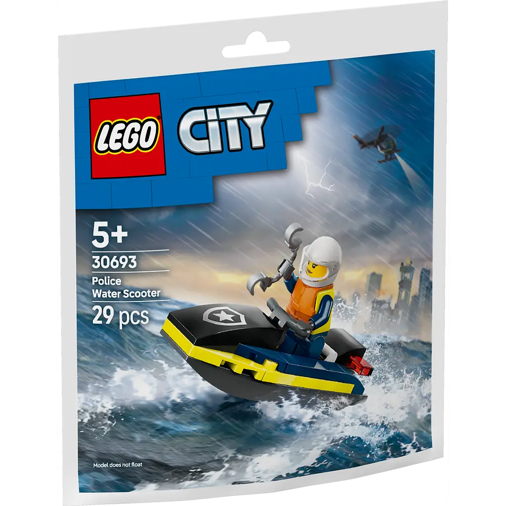 Конструктор LEGO City Поліцейський катер 29 деталей  (30693) - фото 2