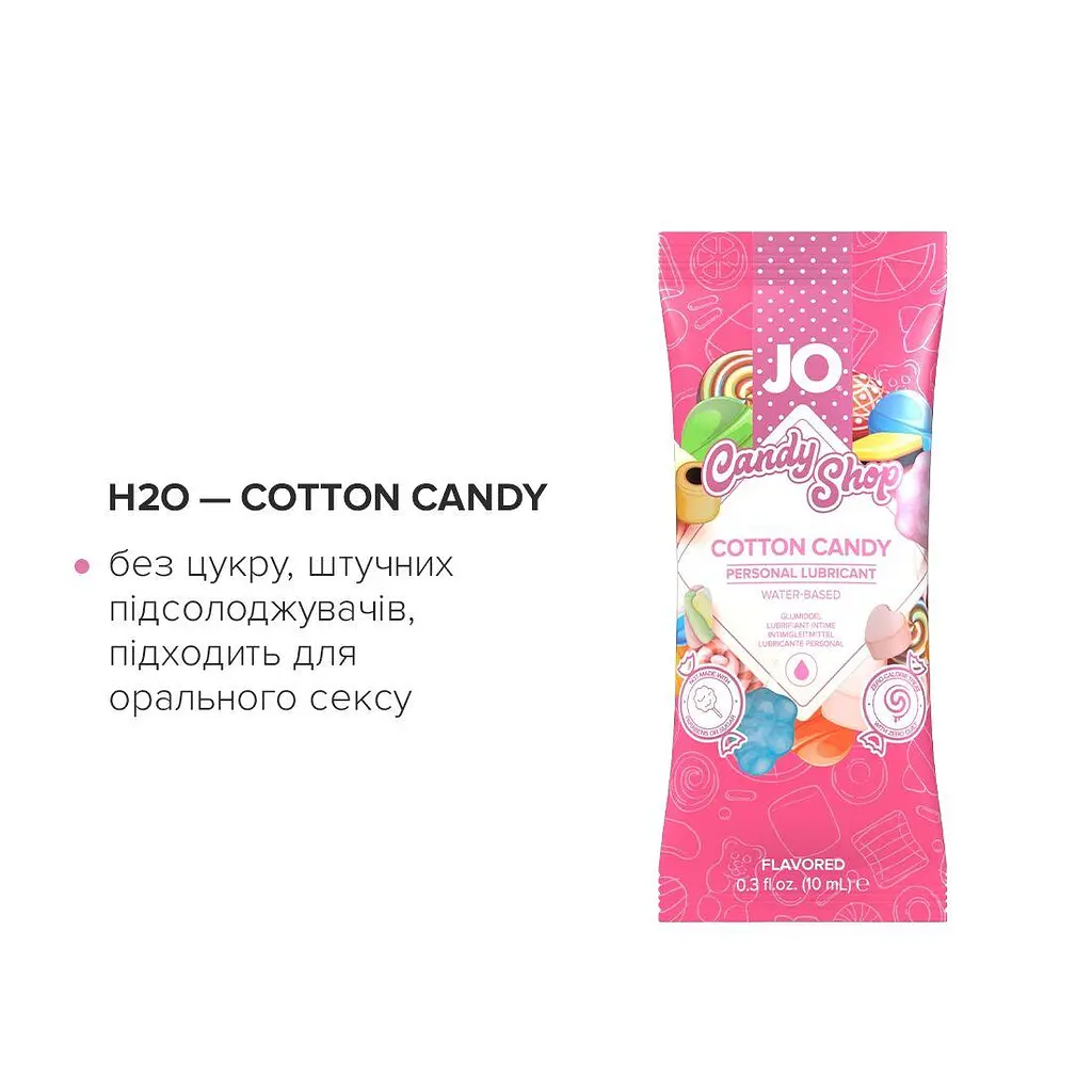 Набір змазок на водній основі System JO Four Play (8×10мл) Original, Agapé, Strawberry, Cotton Candy - фото 5