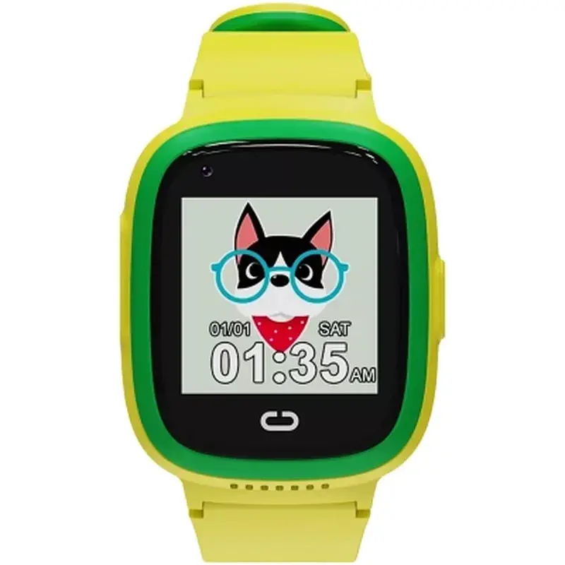 Смарт-годинник Canyon Sunny KW-48 Video 4G GPS Games Music Yellow/Green (CNE-KW48YG) - фото 2