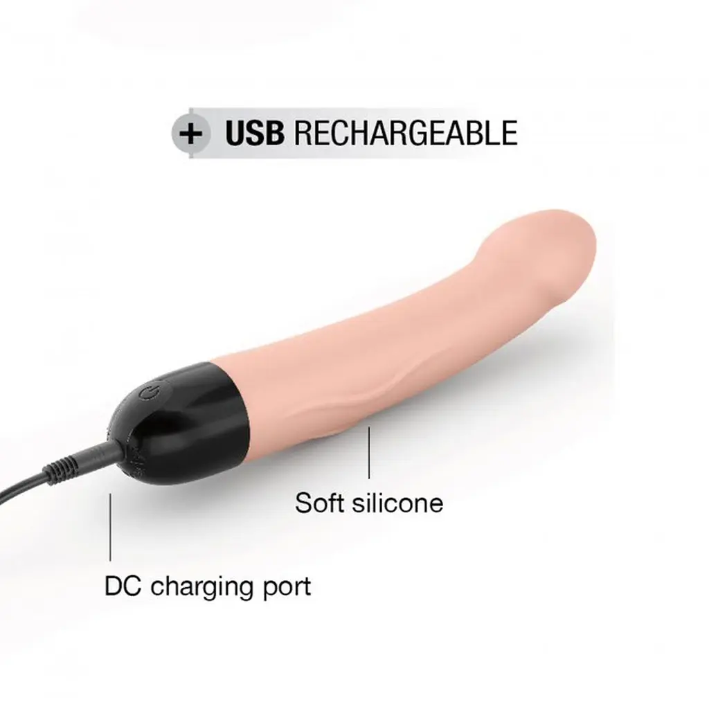 Вибратор для точки G Dorcel Real 2.0 22 см телесный - фото 8