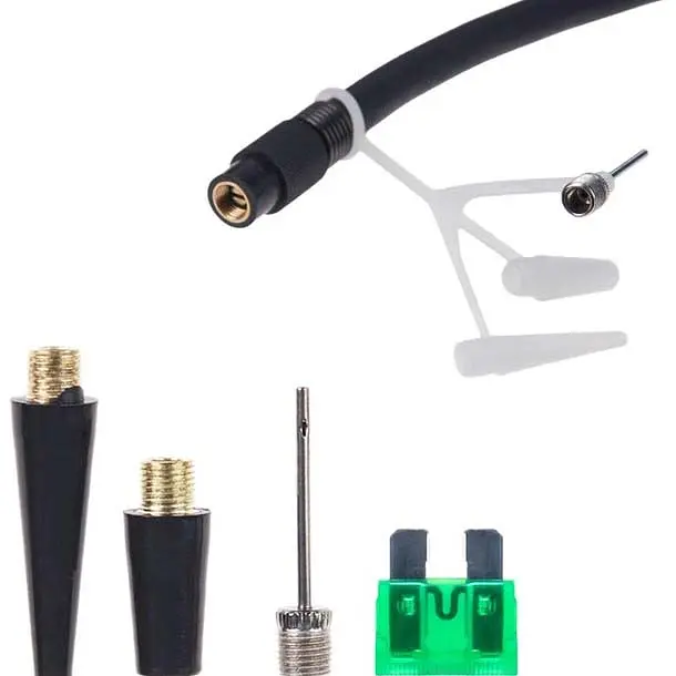 Автомобільний компресор двопоршневий Vitol 12v 360вт 90л 10атм 25А з дефлятором (K-72) - фото 4