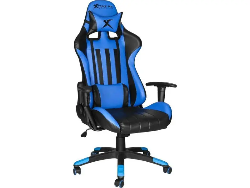 Комп'ютерне крісло для геймера XTRIKE ME GC-905 Black/Blue (GC-905BU)