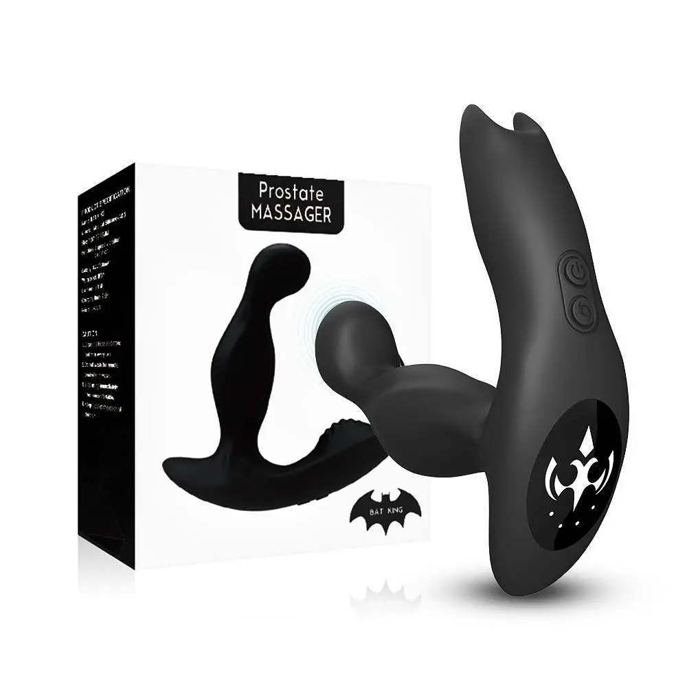 Стимулятор простати B - Series Joy Bat king, 13.5 см (чорний) - фото 8