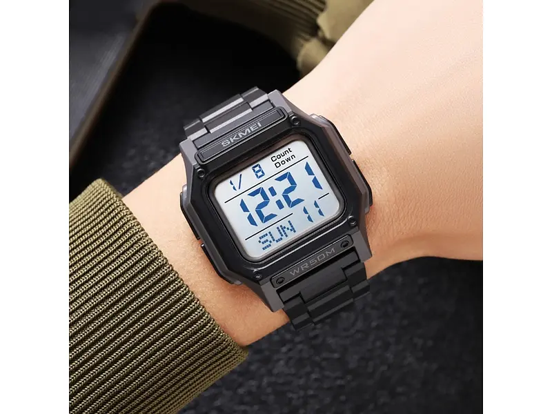Наручний годинник чоловічий 2264BKGYWT Black-Grey-White Skmei acs0030087 - фото 5