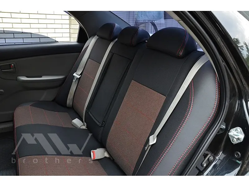 Авточохли модельні MW Brothers для Kia Cerato I c 2004 - фото 8