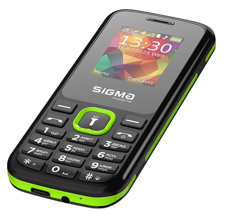 Мобильный телефон Sigma X-Style 171 Mini Black-Green UA UCRF - фото 5